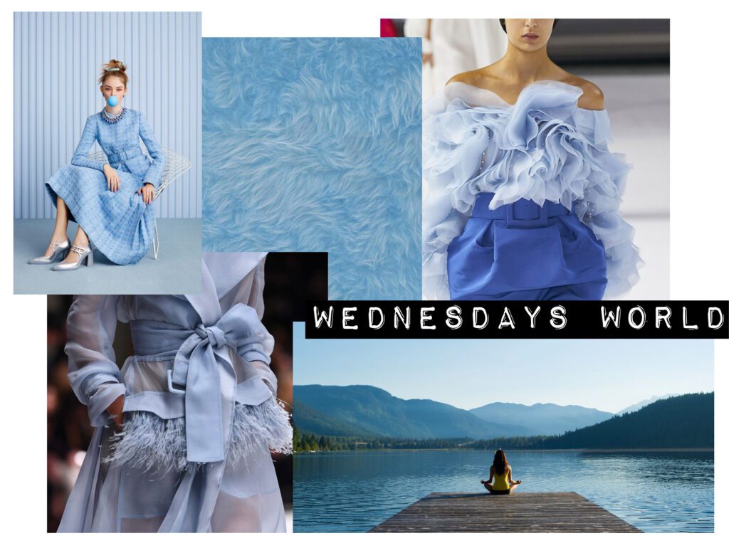 Blue Fashion Moodboard
